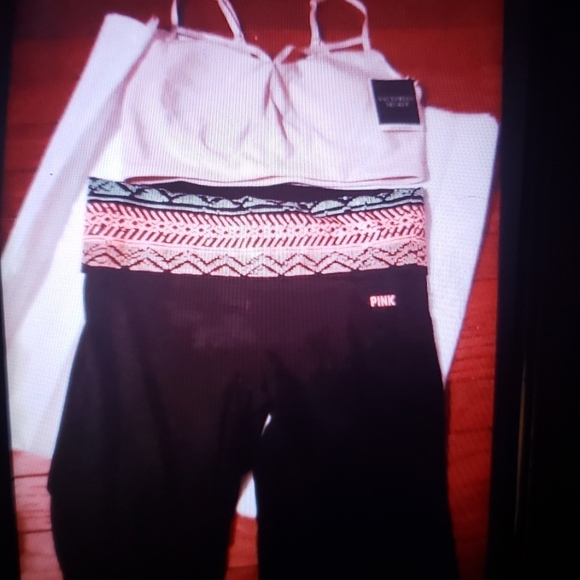 BRALLETTE AND YOUGA PANTS SET - Picture 1 of 5